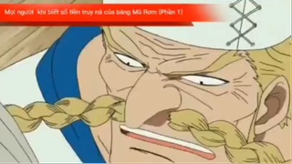 Mọi người khi biết tiền truy nã của Băng Mũ Rơm #anime #onepiece