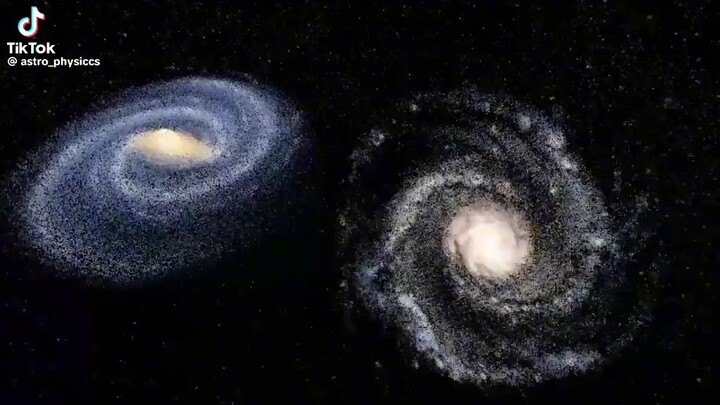 Our Milky Way Is On Collision With Another Spiral Galaxy Called Andromeda!