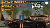 GTA V MOD PACK WITH CLEO CHEAT | GTA SA MOD 400MB
