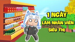 MEOWPEO 1 NGÀY LÀM NHÂN VIÊN SIÊU THỊ TRONG MINI WORLD