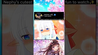 nephy's cutest reactions are so fun to watch #anime #animeedit #animelover #romantic #love