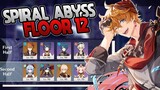 【原神】Childe Vape & Ganyu Freeze on Spiral Abyss 2.6 Floor 12 with 9 Stars | Genshin Impact 2.6 [PC]