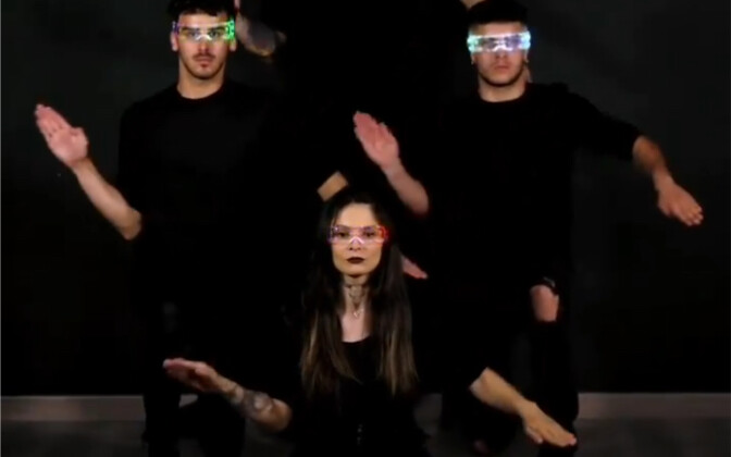 urbantheory super cool glasses Egyptian hand magical choreography