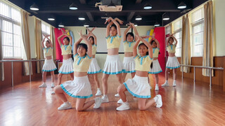 小学生全曲翻跳少女时代《再次重逢的世界》