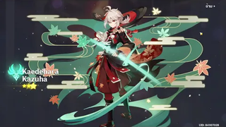 สุ่มกาชา kaedehara kazuha วันที่ 13 กรกฎาคม 2565 Genshin impact