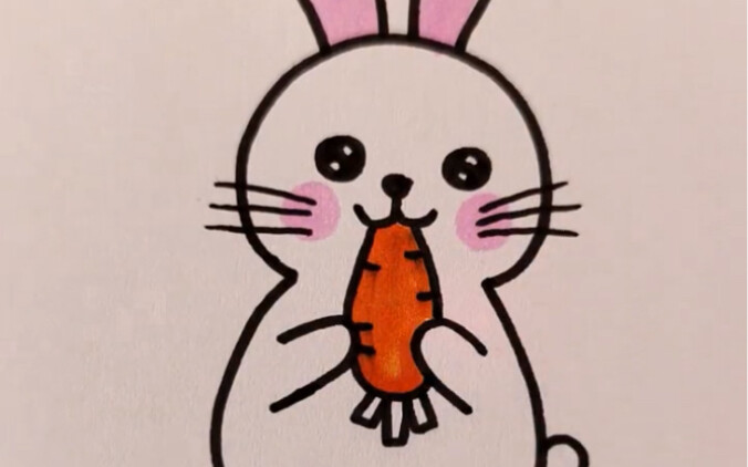 4 Langkah Menggambar Kelinci Putih yang Gampang Dikuasai # Gambar Sederhana