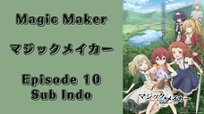 Magic Maker Isekai Mahou no Tsukurikata Episode 10 (Sub Indo)