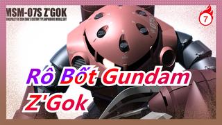 [Các Cảnh Rô Bốt Rô Bốt Gundam] RG 1/144| Z'Gok| ReBản Vẽ| Biến Hình| Hướng dẫn làm cảnh phim_7