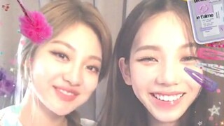 20221226 aespa KARINA & NINGNING Instagram Live @aespa_official '식곤증💤'