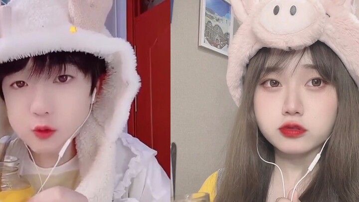 กินพีชเวอร์ชั่นสื่อไต้หวัน เปิ้งปู้ อาศัยอยู่กับสมาชิกในครอบครัว