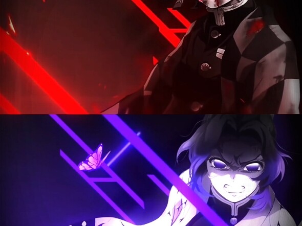 Tanjiro (set enam bagian) VS Upper Rank + Pillar