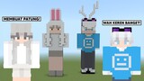 Aku & @AKUDAP Membuat Patung Avatar Minecraft Kita! Lucu Banget! - Minecraft