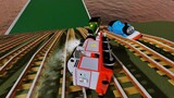 THOMAS AND FRIENDS Driving Fails Compilation Hang Cliff TRex Beans Railway 7 Thomas the Tank