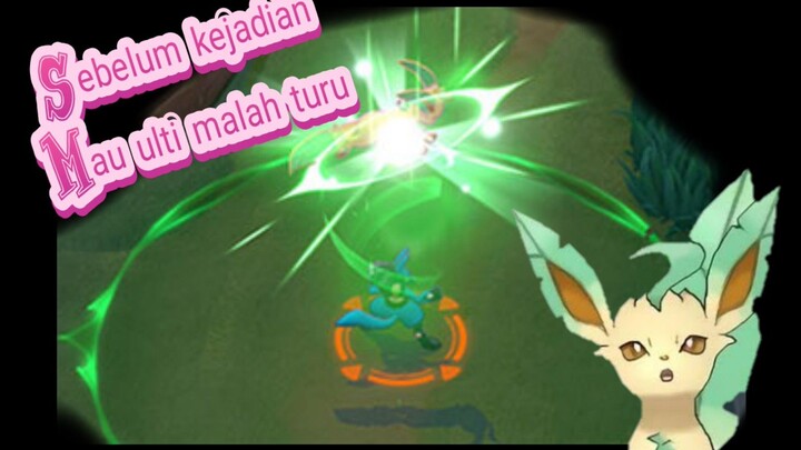 leafeon auto turu habis mau ulti