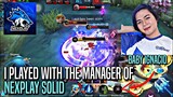 I PLAYED WITH THE MANAGER OF NEXPLAY SOLID!! | Fanny : RANKED GAMEPLAY | MLBB