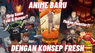 NGEJELAJAHI DUNGEON TAPI GAADA PERBEKALAN? MAKAN AJA MONSTERNYA! | Dungeon Meshi | Anime Review