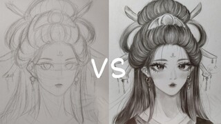 [Anime Drawing] Sketch or Finish?