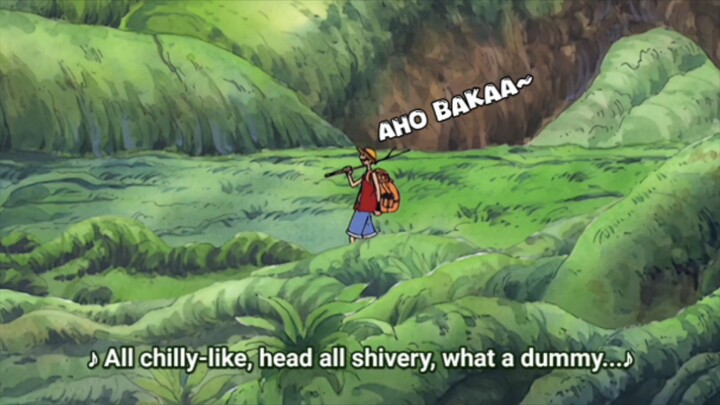 Luffy singing compilation | minami no shima wa ~