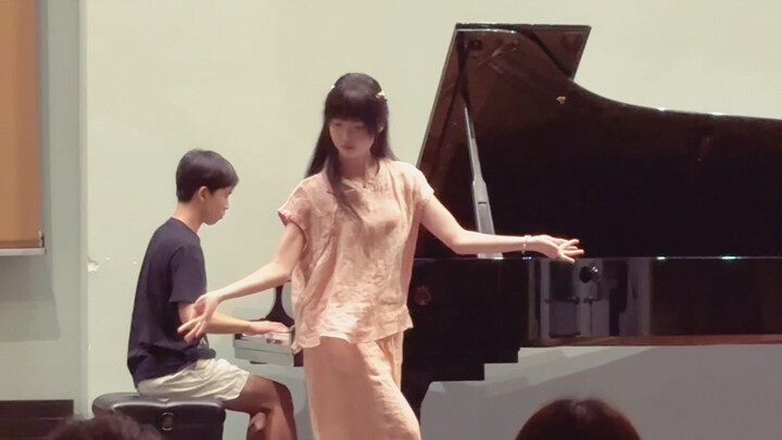 When I performed a Chinese-style dance at the American Talent Night
