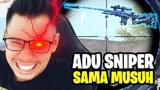 ORANG INI NANTANGIN ADU SNIPER, LANGSUNG KASIH PAHAM PAKE AWM - PUBG MOBILE