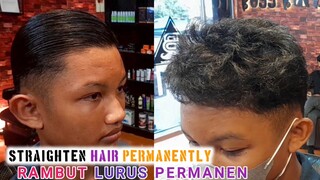 cara meluruskan rambut secara permanen, yang berhasil 100%