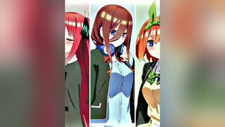 FreakySquad bạn thik ai nhất?? anime#foryou#fypシ#nakanoichika#nakanonino#nakanomiku#nakanoyotsuba#nakanoitsuki#xuhuong#loli