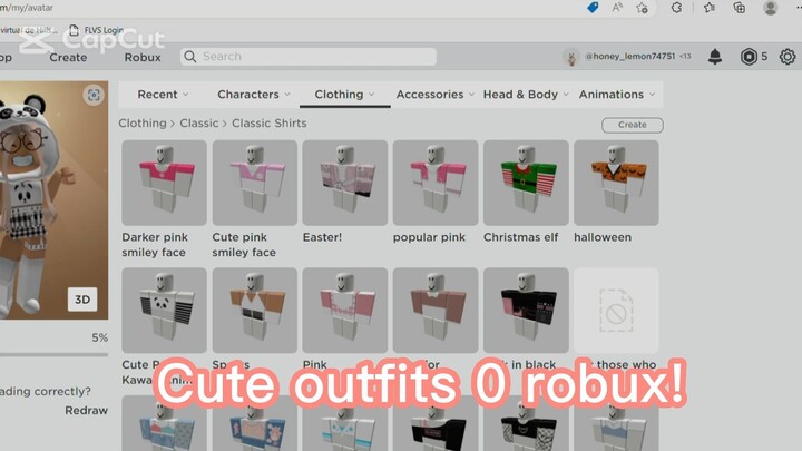 oUTFIT 0 ROBUX