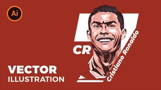 Ronaldo CR7 - Vẽ chân dung vector Ronaldo | BonART