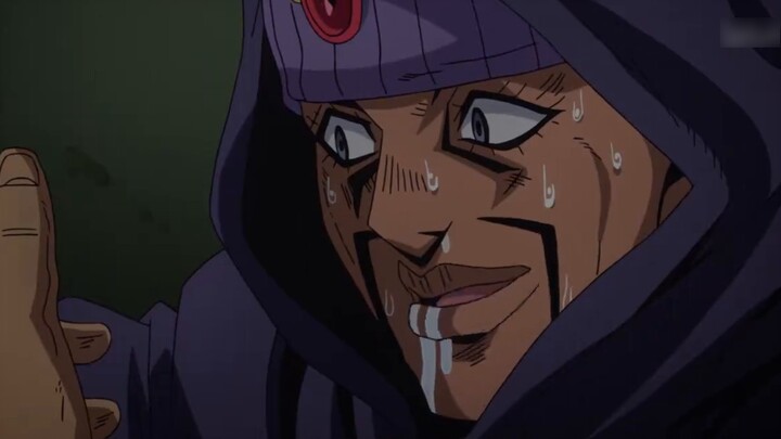 The funny horror scenes that appear many times in JOJO, Araki's black humor