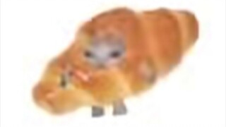 Croissant Cat, but in Japanese English