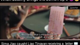 When destiny brings the demon Ep 8 👿😊 Sima Jiao caught Liao Tingyan receiving a letter from others