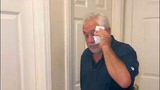 When you use the restroom right after your dad