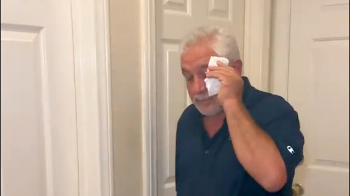 When you use the restroom right after your dad