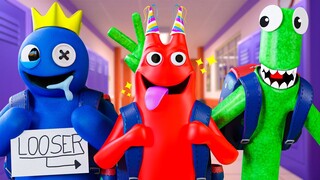 BLUE Vs BAN BAN at SCHOOL?! Garten of Banban & Rainbow Friends Animation