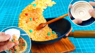 【DIY】Make food model with ice cream sticks