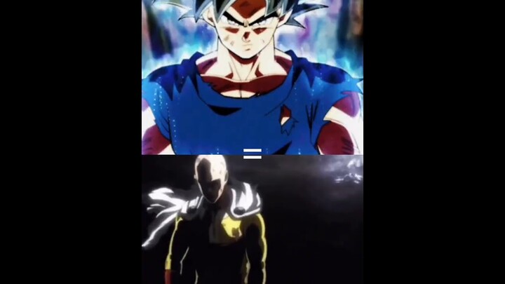 Who is the strongest? #1v1 #Goku VS Saitama| #DBZ #One punch man #Shorts