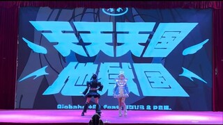 【冠军作】居然在漫展比赛还原了仰卧起坐！✝️天天天国地狱国✝️