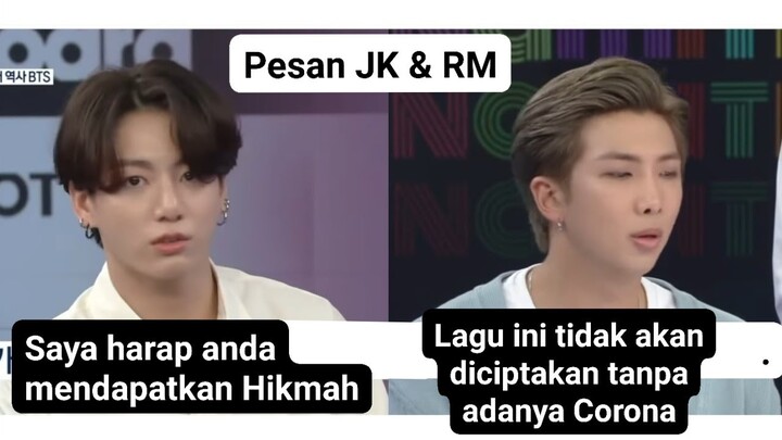 Pesan RM & Jungkook BTS ditengah Pandemi Covid19