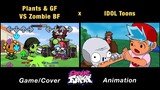 Plants VS Zombie BF “BLOOM N BRAINS / BAD BASH” | PVZ Plants VS Rappers | GAME x FNF Animation