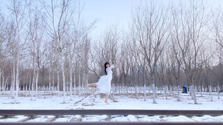 一个光脚在雪地跳舞的，不爱惜自己身体的，UP主