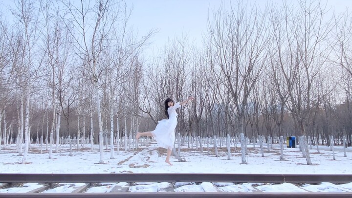一个光脚在雪地跳舞的，不爱惜自己身体的，UP主