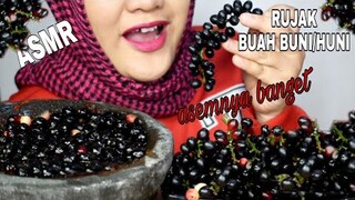 ASMR  RUJAK BUAH BUNI /HUNI |asamnya sampai ubun ubun 😝😝😝| ASMR INDONESIA