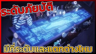 [OPM] ระดับภัยพิบัติต่างๆพร้อมความหมายและตัวละครวายร้าย