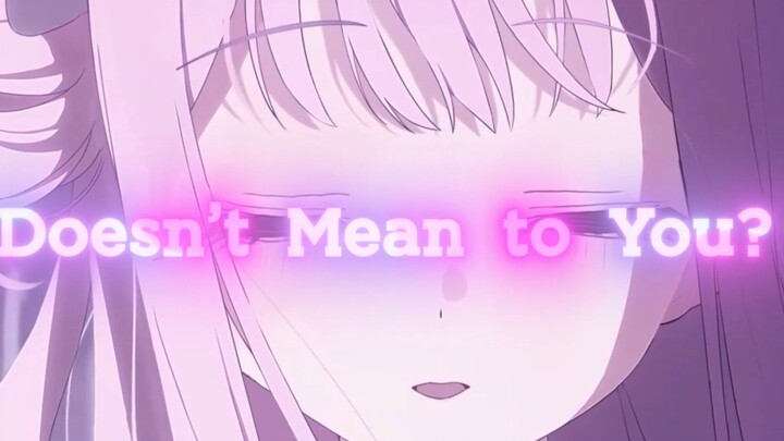 𝐖𝐡𝐚𝐭 𝐃𝐨𝐞𝐬 𝐈𝐭 𝐌𝐞𝐚𝐧 𝐭𝐨 𝐲𝐨𝐮？