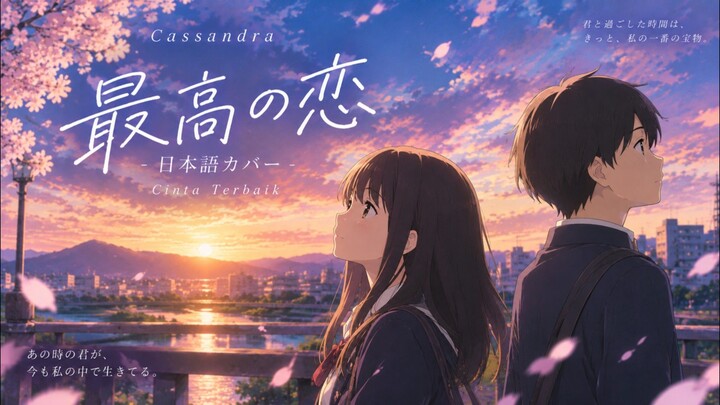 Cassandra - Cinta Terbaik 「最高の恋」 | Japanese Cover 🇯🇵 | Tsuki ga Kirei