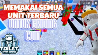 CARA AKU GRIDING COIN DI TOILET TOWER DEFENSE-GAMEPLAY TOILET TOWER DEFENSE ROBLOX INDONESIA #roblox