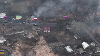 รถถังยูเครน vs คอลัมน์รัสเซีย