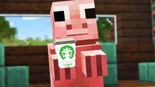 ม็อบ Minecraft ที่ไป Starbucks บ่อยเกินไป