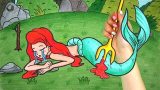 Rescue the mermaid - FB Stop Motion Paper