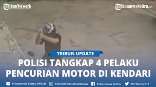 Polisi Tangkap 4 Pelaku Pencurian Motor di Kendari Sulawesi Tenggara